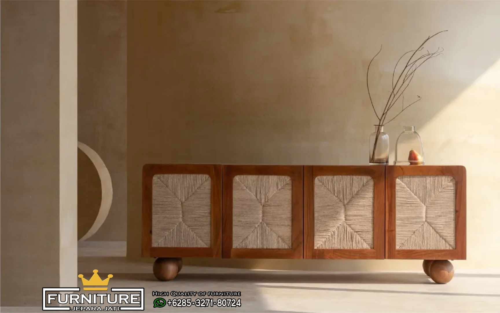 Bufet Minimalis Ruang Tamu 2 Meter