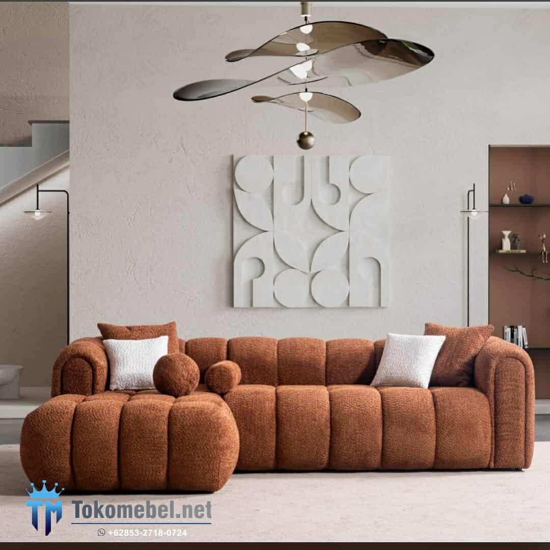 Sofa Sudut Minimalis Modern Mewah