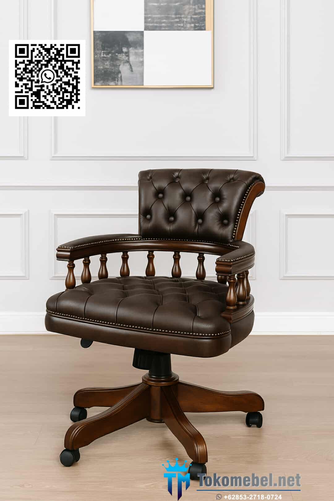 Kursi Kantor Kayu Jati