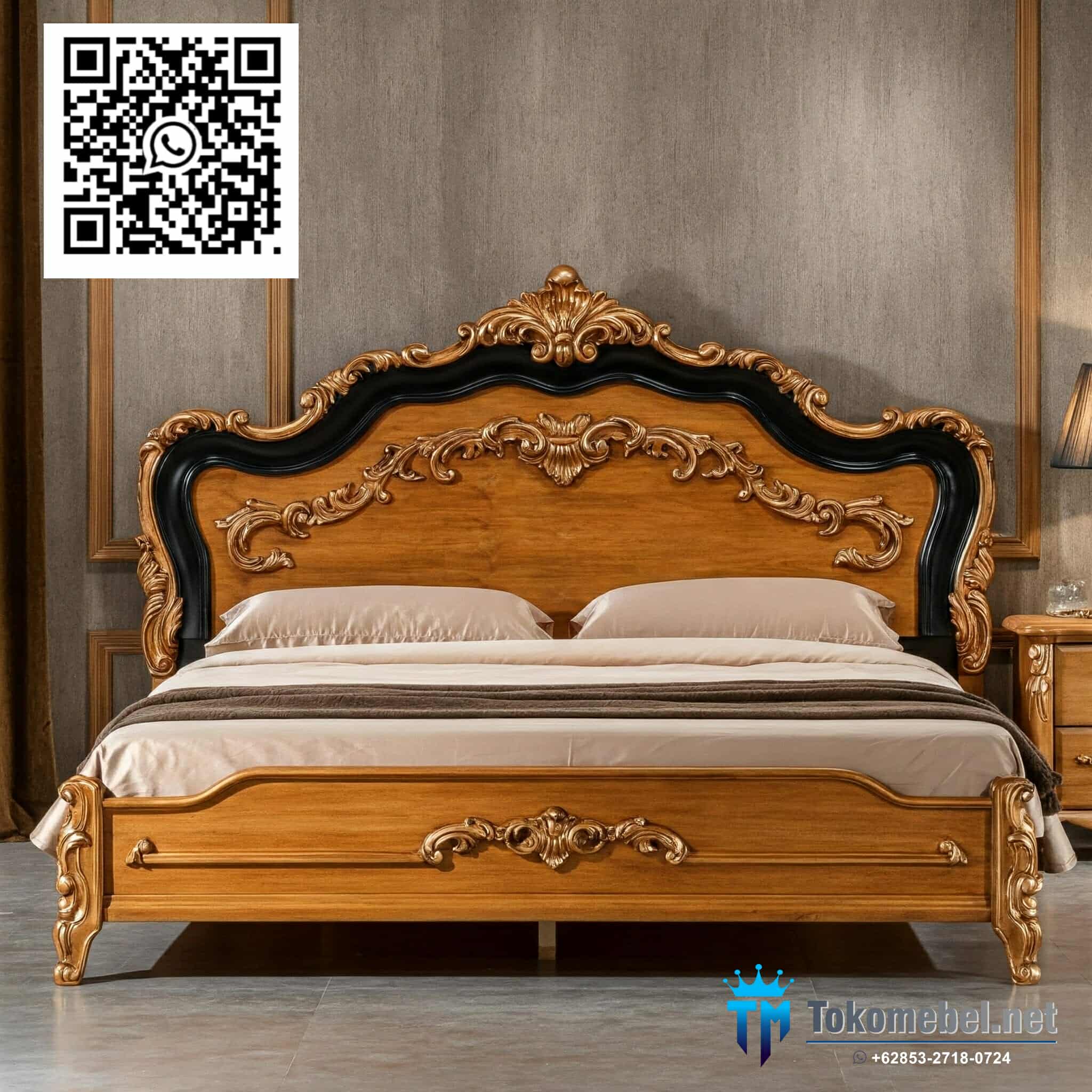 Tempat Tidur Mewah Ukiran Jepara